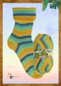 Opal Regenwald 19 Sockenwolle